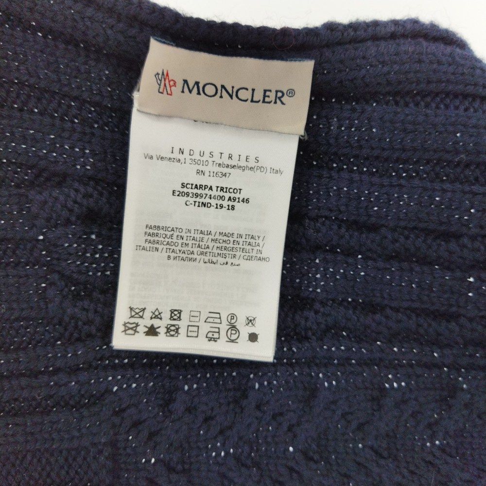 MONCLER (モンクレール) SCIARPA TRICOT E20939974400 A9146 ロゴ