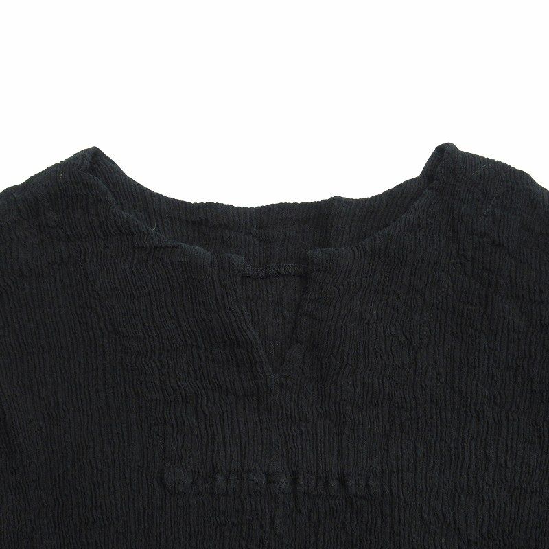 美品 19ss ハート イッセイミヤケ 製品染め加工 プリーツ ミニ ワンピース ドレス チュニック カットソー 京ちぢみ キーネック ◆12 ISSEY MIYAKE 美品 19ss ハート イッセイミヤケ 製品染め加工
