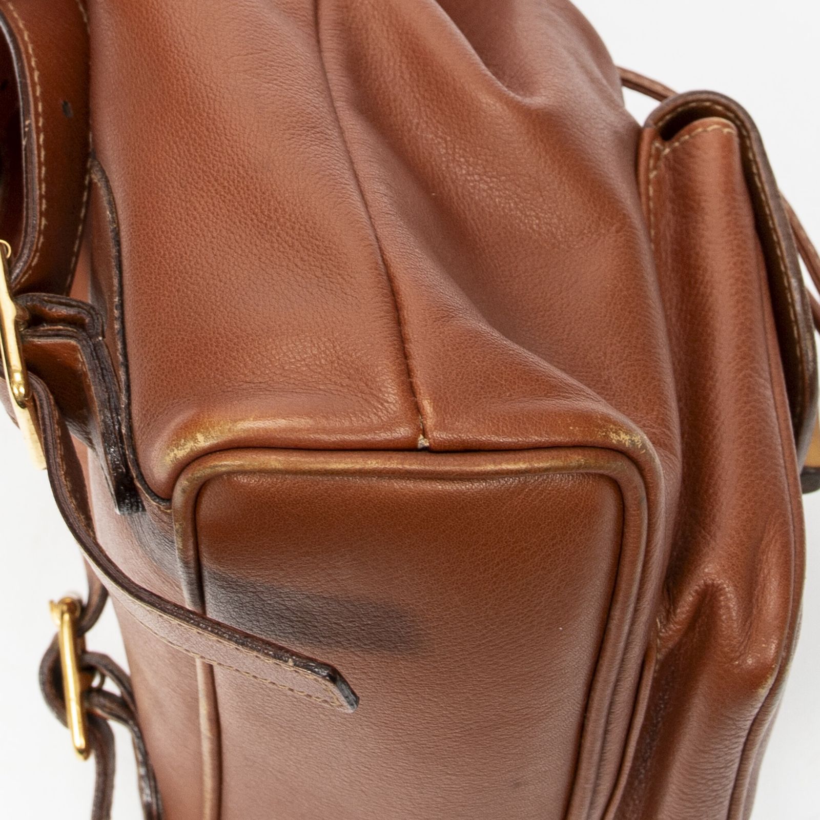 GUCCI グッチミニバンブーリュックサック茶色カーフスキンレザーAB NEXPOTALLINN_EU