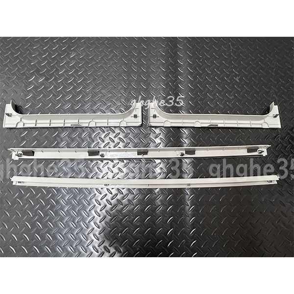 トヨタ 純正 70 ランクル HZJ 76 サンルーフ スライディング ルーフ ガーニッシュ パネル グレー トリム 4点 セット TOYOTA hzj レストア T771