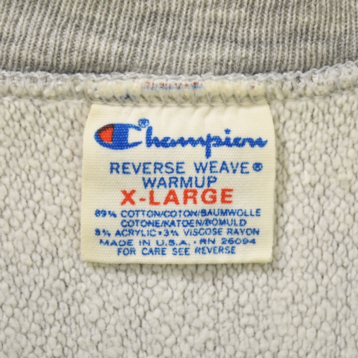 80sヴィンテージ トリコタグ USA製 チャンピオン Champion リバース 
