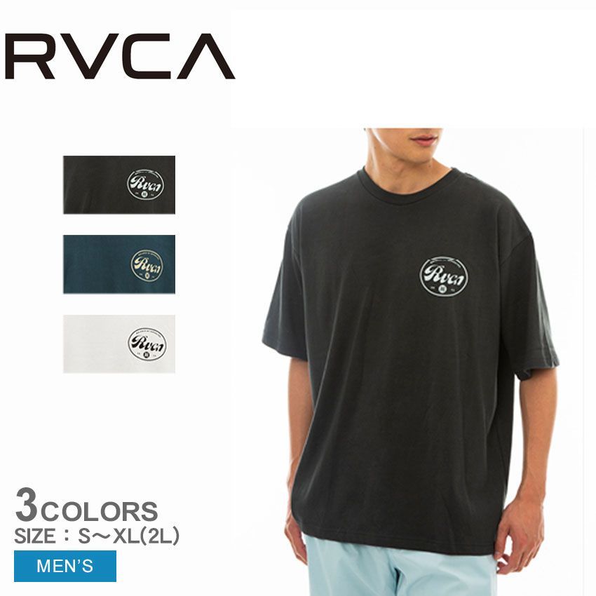 ルーカ 半袖Tシャツ BD041226 メンズ PILS SS Ｔシャツ RVCA カラー:01.ブラック 品番：2540-0131