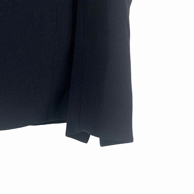 【希少】セオリーリュクス ノーカラージャケット エグゼクティブ 40 ネイビー セオリーリュクス theory luxe ノーカラージャケット フォーマル