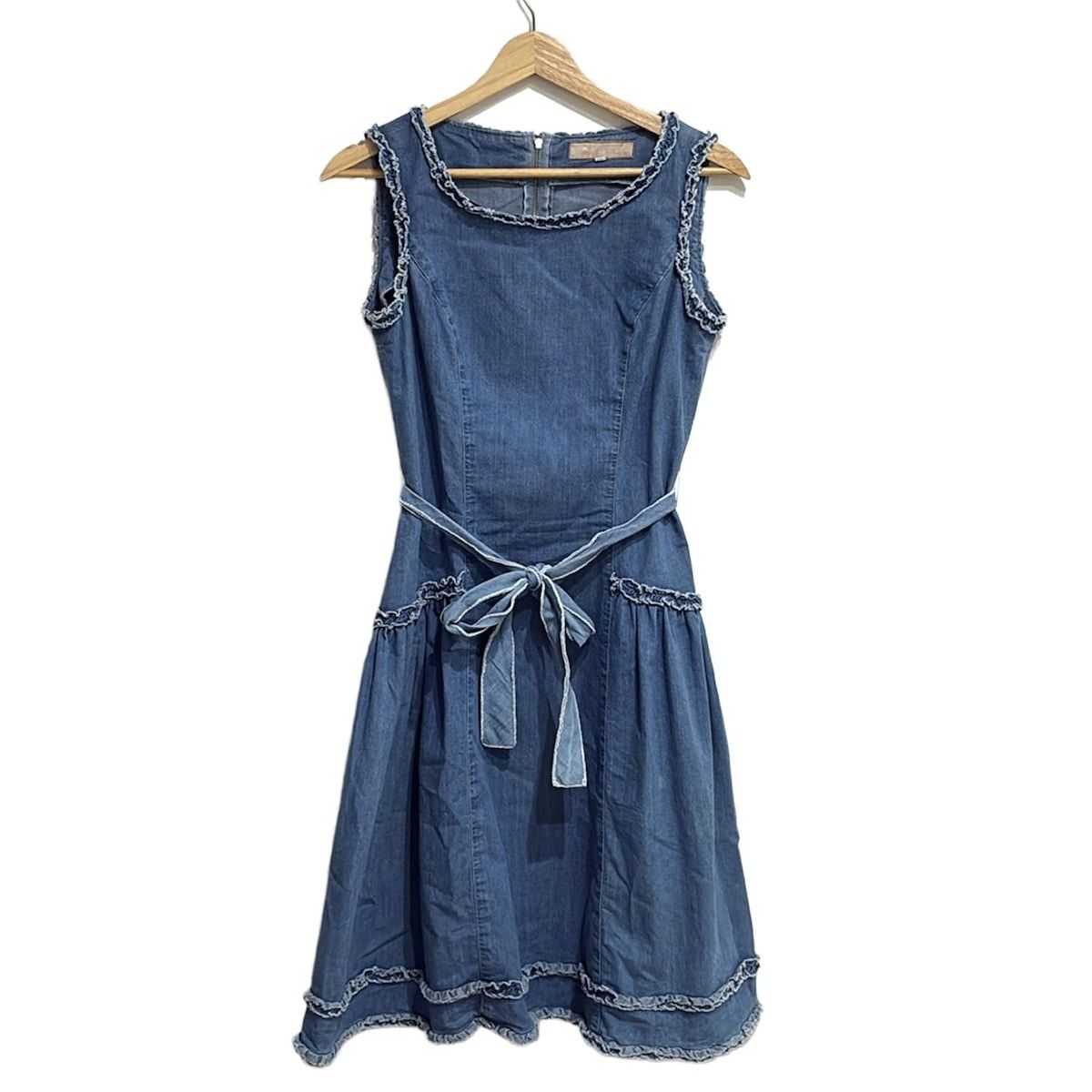 エムズグレイシー　ワンピース　size40 ブルー エムズグレイシー ワンピース size40 ブルー M'S GRACY 2025