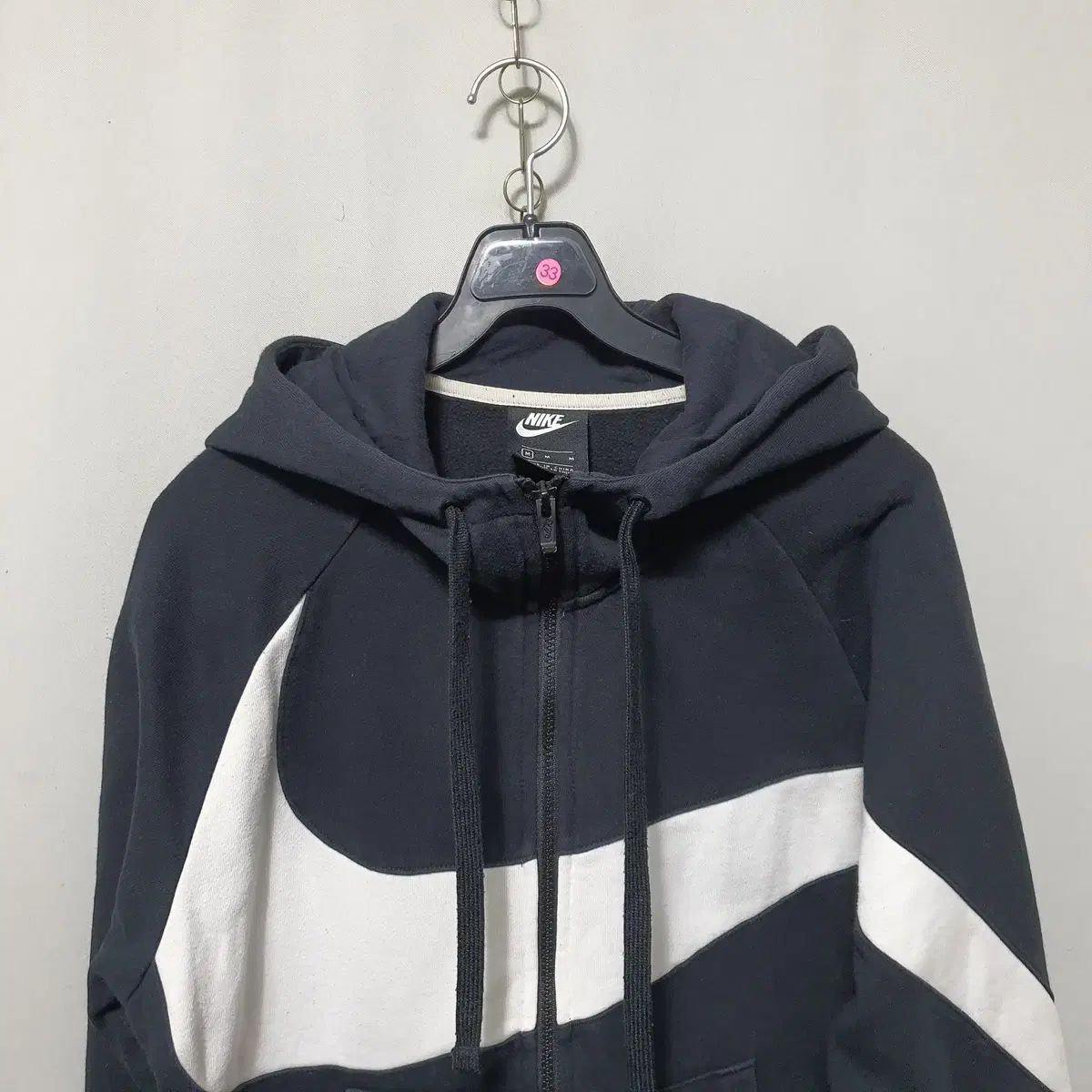 【雷市場（ポンジャン）商品韓国直送】 K ー 33 Nike(ナイキ） メンズ ビックスウォッシュ 裏起毛 フード付き ジップアップパーカー M 18 年