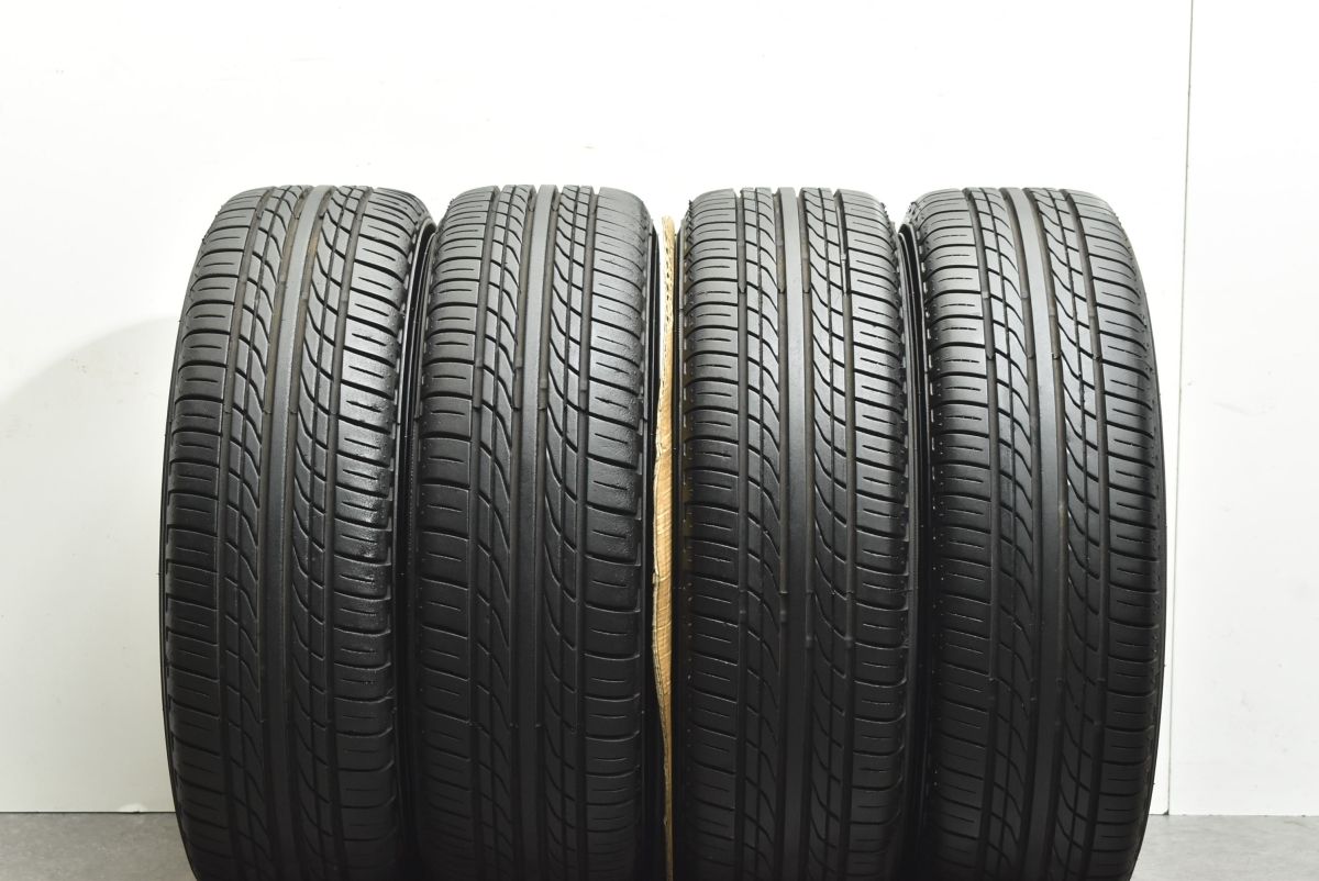 【バリ溝】BR ブラックレーシング 13in 4.5J +45 PCD110 2022年製 ヨコハマ エコス ES300 155/60R13 ダイハツ ミラ 旧軽自動車規格品