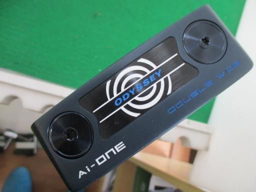 オデッセイ Ai-ONE DOUBLE WIDE DB 34インチ レフティ パター PT STROKE LAB 90 スチール フレックスその他 メンズ 男性用 左利き レフティ 左用 Bランク ゴルフクラブ