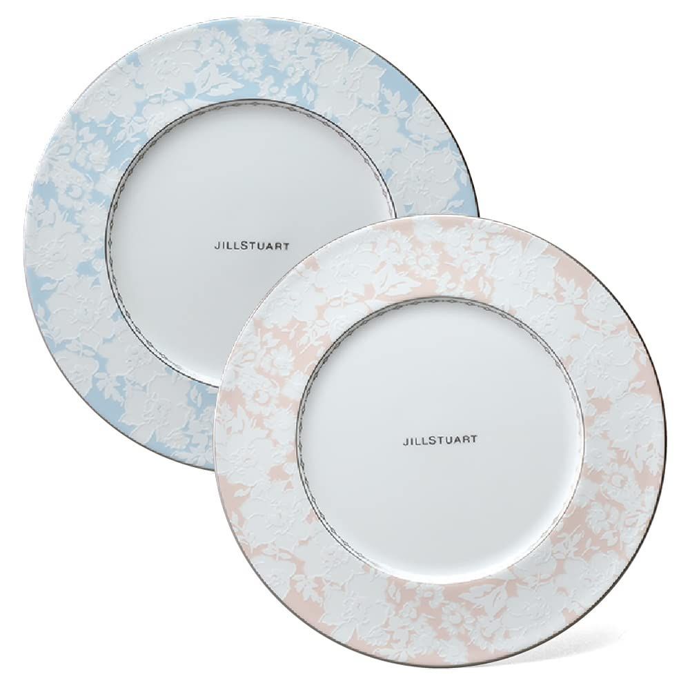 数量 NARUMI ナルミ プレート 皿 セット ジルスチュアート JILL STUART 21cm 2柄セット おしゃれ かわいい 結婚祝い ギフトボックス付き 97129-23113