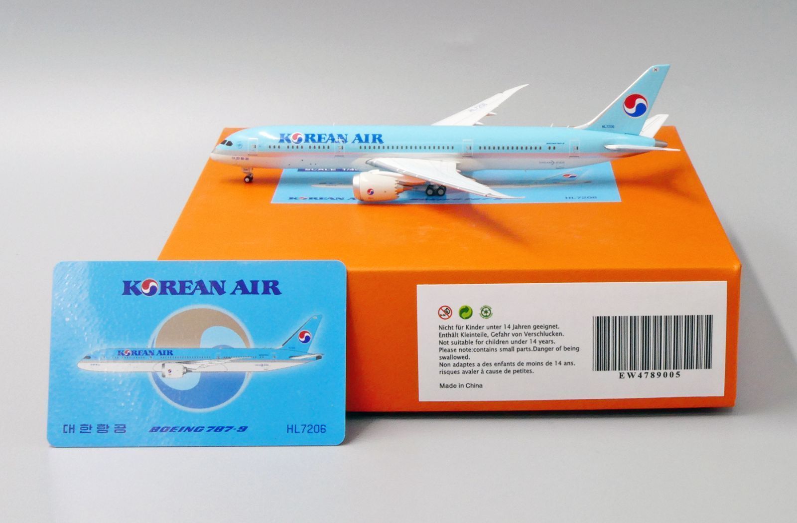 JC Wings 787-9 Korean Air HL7206 1/400[EW4789005]