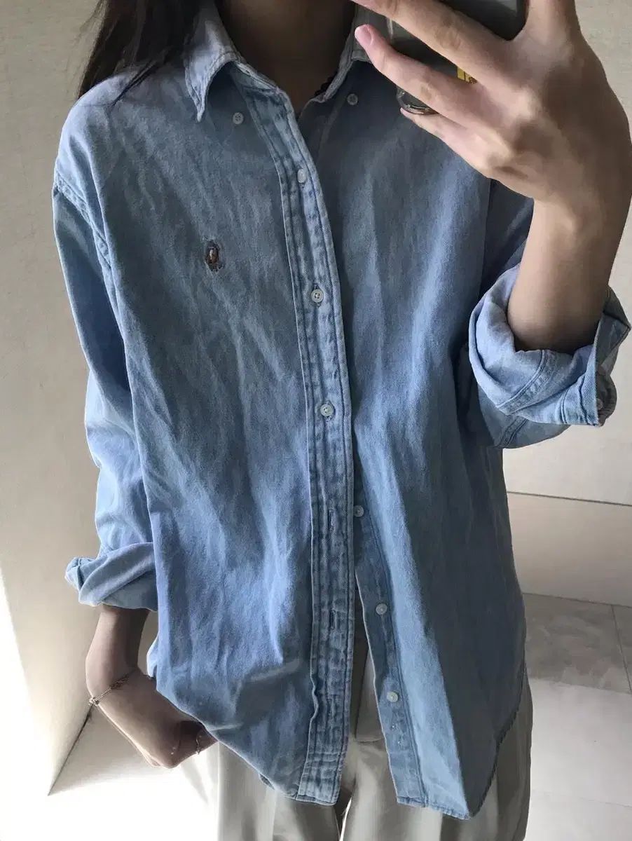 デニムシャツ