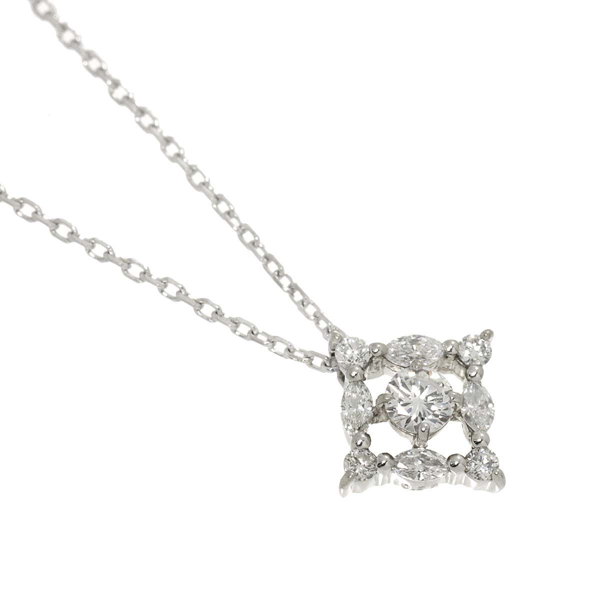 ヴァンドーム青山 Vendome Aoyama ダイヤ 0.26ct ネックレス 41cm Pt 