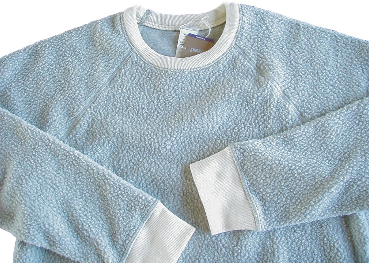 送料込 XS パタゴニア M’s リバーシブル シアーリング クルー Patagonia Natural NAT