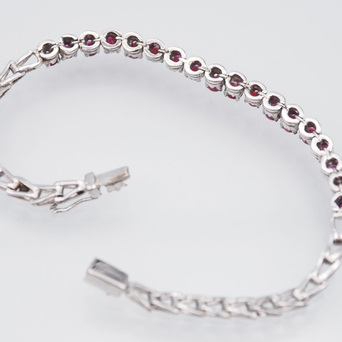 G493 ルビー ピンクスピネル ブレスレット デザイン シルバー ヴィンテージ SIROKUMA-CORPORATION_COM