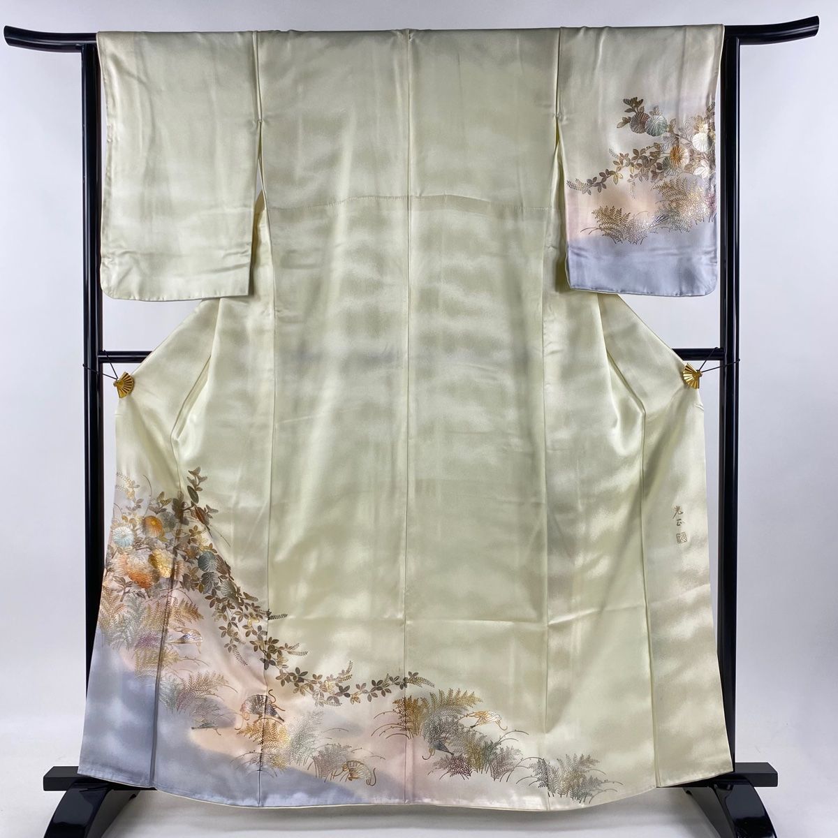 平和屋本店□極上 紋屋井関 御寮織 訪問着 桐竹鳳凰文 逸品4s151 平和