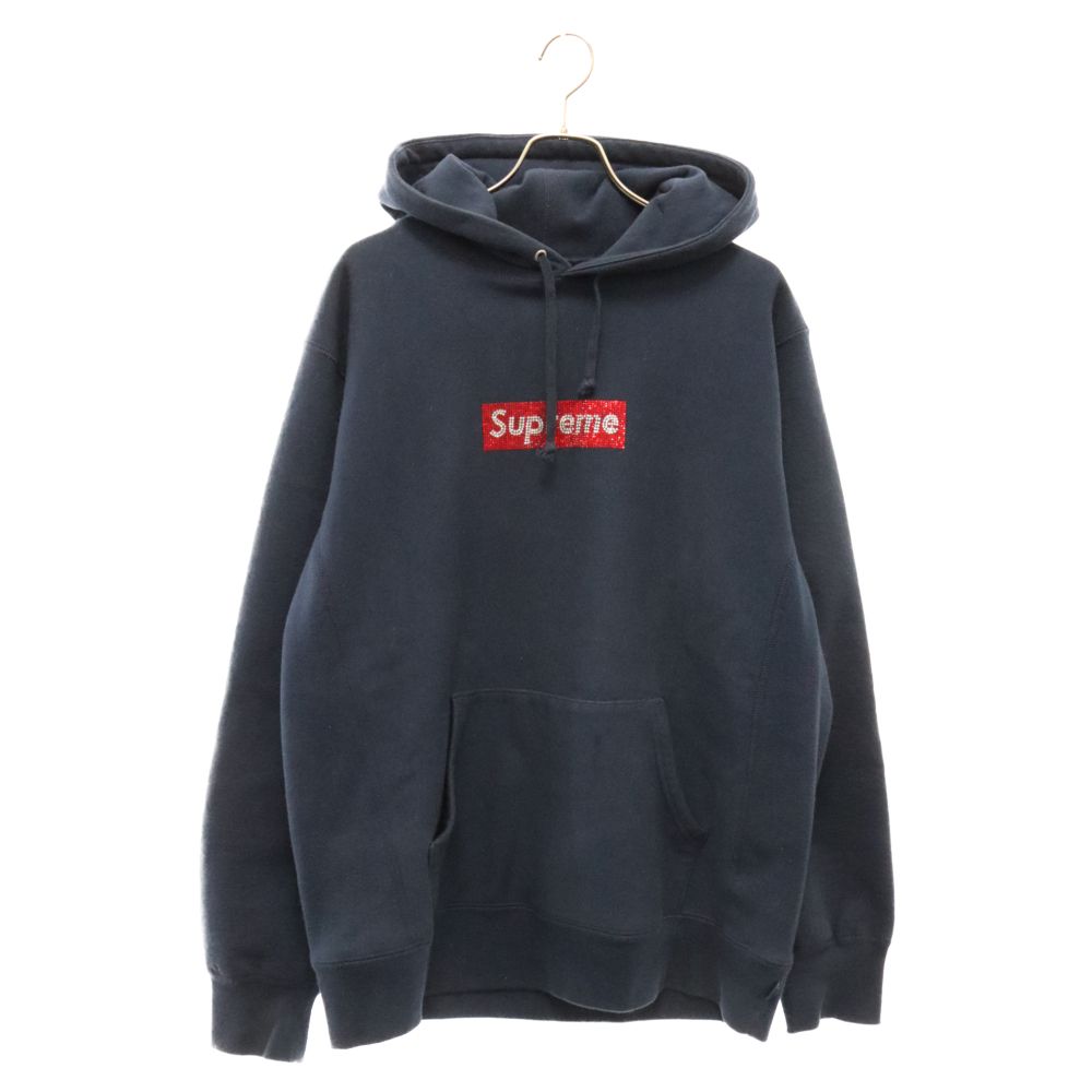 SUPREME (シュプリーム) 19SS×Swarovski Box Logo Hooded Sweatshirt