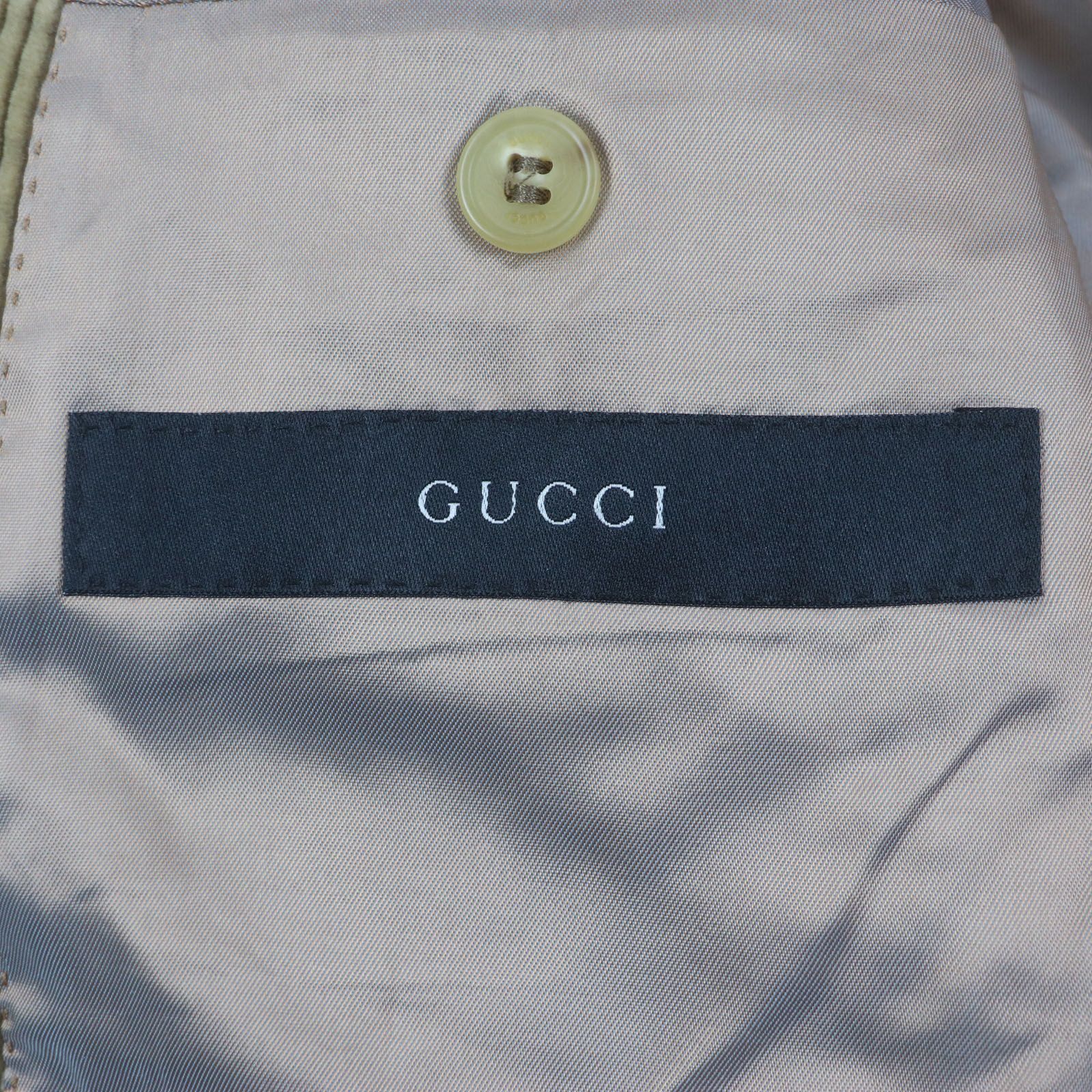 トムフォード期 GUCCI コーデュロイ ダブル テーラードジャケット ロゴ裏地 トムフォード期 GUCCI コーデュロイ ダブル テーラード