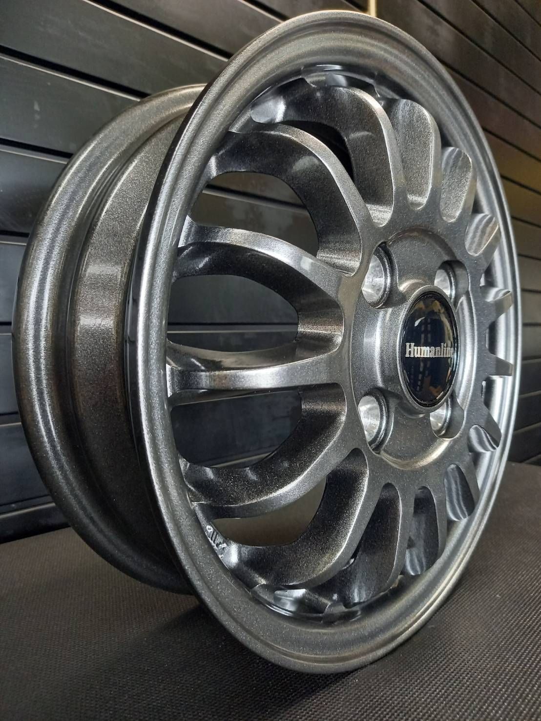 アルミホイール Humanline HF-15 4Jx13 43 4H100 4本 ◆軽自動車 FFCRYSTALESIA_COM