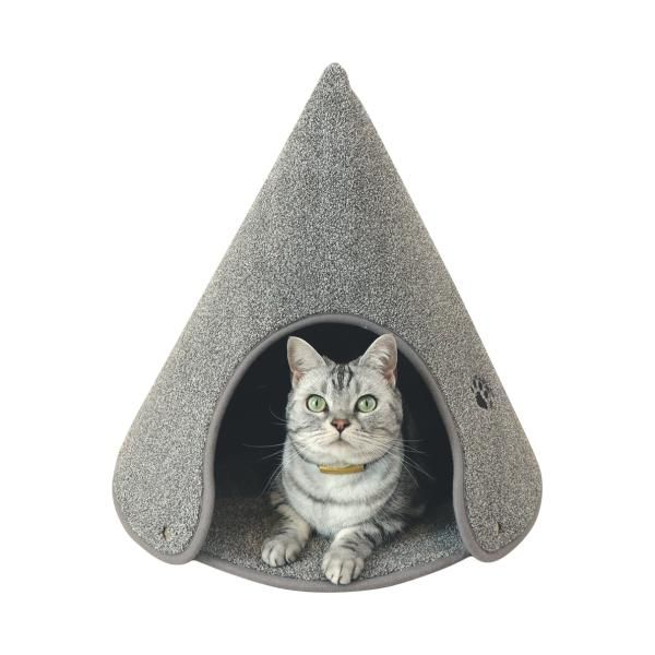 キャットハウス ドッグハウス ドームハウス ベットベッド 犬小屋 ペットハウス 室内用 ドーム型 ネコ 猫 ねこ 犬 小動物 おしゃれ かわいい 軽い 軽量 洗える lic-kku-130