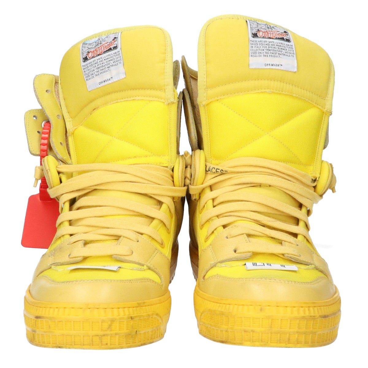 OFF-WHITE オフホワイト 19SS Off Court Sneaker ハイトップ スニーカー 42