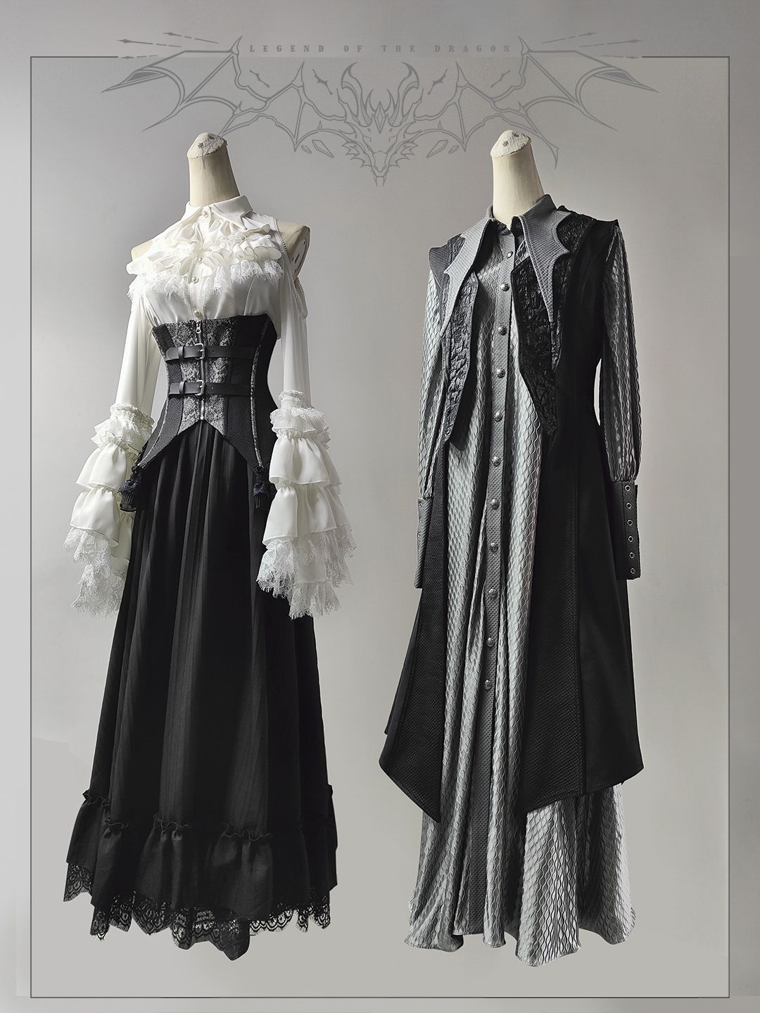 ゴシック風 ロングドレス