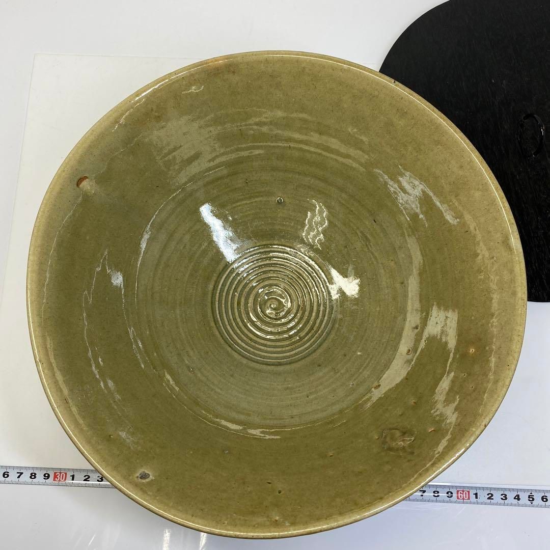 中国美術　青磁水指　書付有り　幅約30㎝　東さ6-0706① 中国美術 青磁水指 書付有り 幅約30㎝ 東さ6-0706① - メルカリ