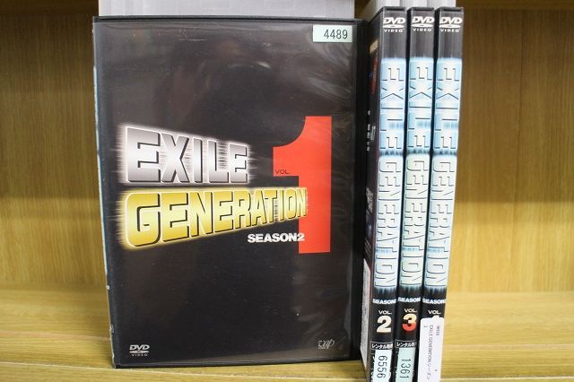 DVD EXILE GENERATION シーズン2 全4巻 レンタル落ち XX06319 - メルカリ