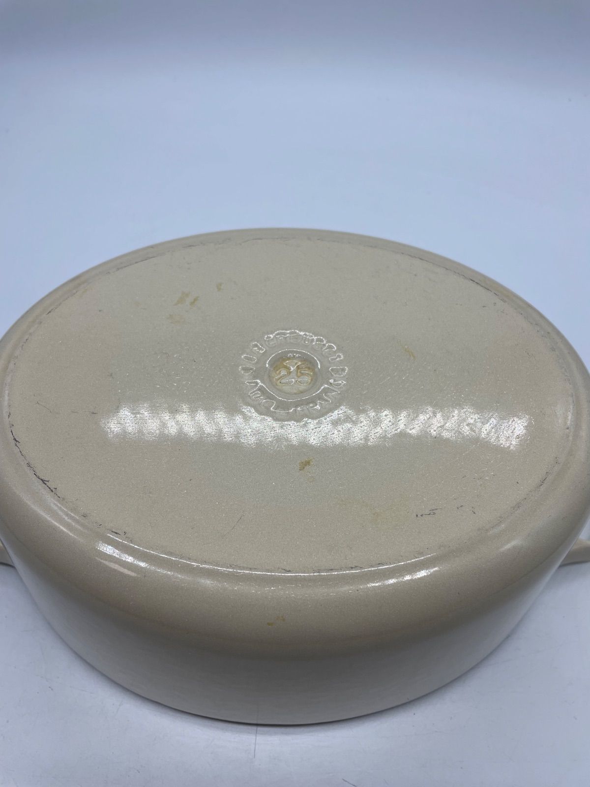 ル・クルーゼ ココットオーバル 25cm ホワイト LE CREUSET ホワイト
