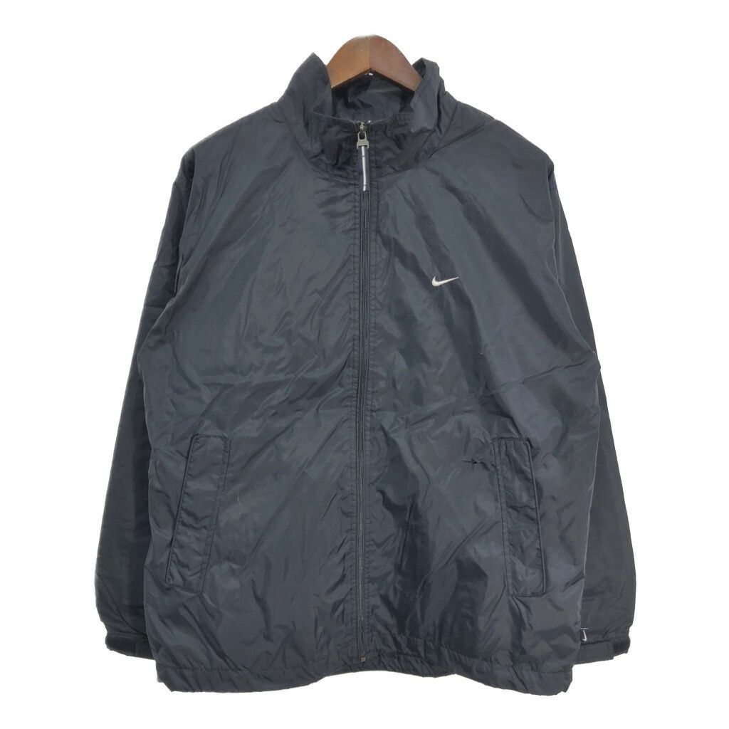 00年代 NIKE ナイキ ナイロンジャケット ネイビー (メンズ L) 中古 古着 S9665