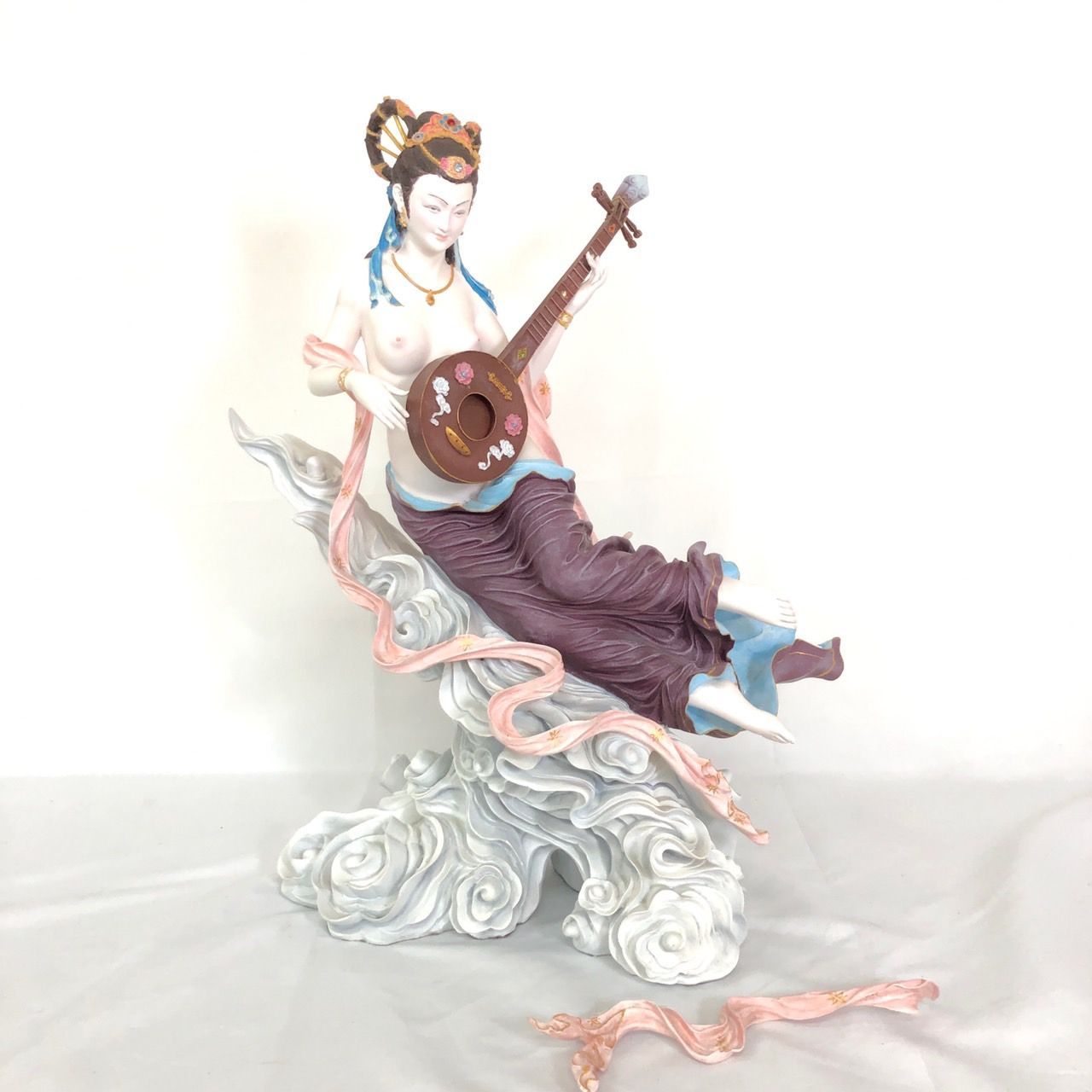 訳あり 美韻弁財天 葉 森祥 原作 一部折れあり 参考定価48000円 中国