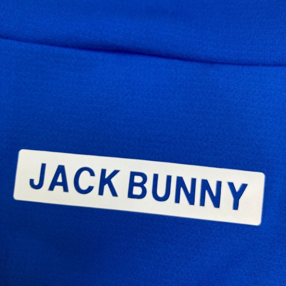 新品　ジャックバニー　モックネック　半袖シャツ　カットソー　青　ブルー　サイズ5 セール】【Jack Bunny!!】ドットライトテックエアー 半袖モック