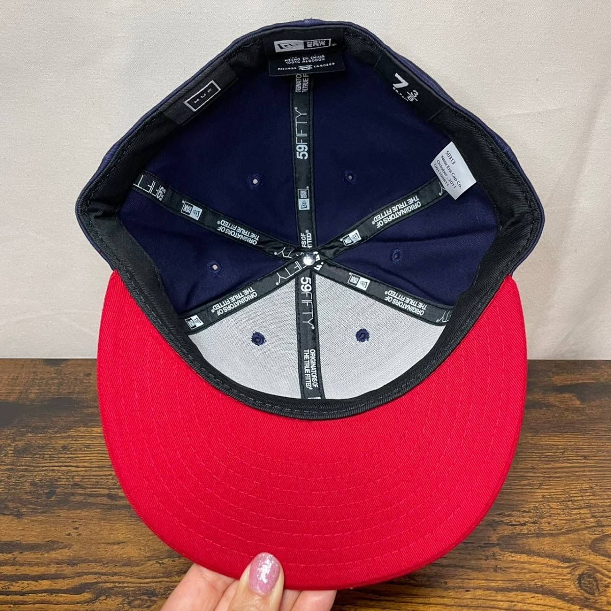 J39 ニューエラ 59fifty HUF ハフ コラボ スケートボード 美品