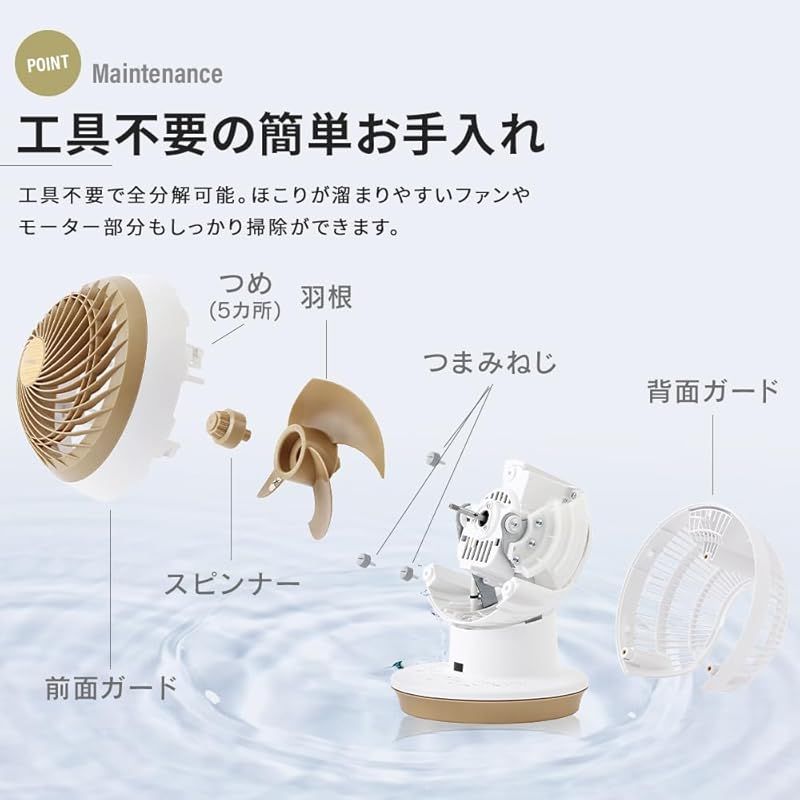 アイリスオーヤマ サーキュレーター 扇風機 28畳 上下左右首振り お手入れ簡単 リモコン付 SDC-15TEC-WU 0 WWW_KANDAIZUMI_COM