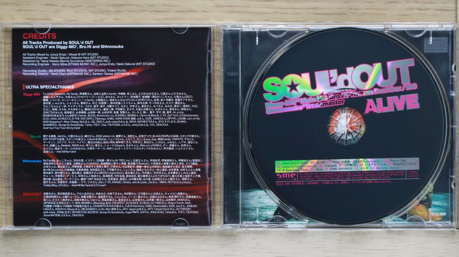 国内盤CD☆ソウルド・アウト/SOUL'd OUT□ ALIVE 【SECL356