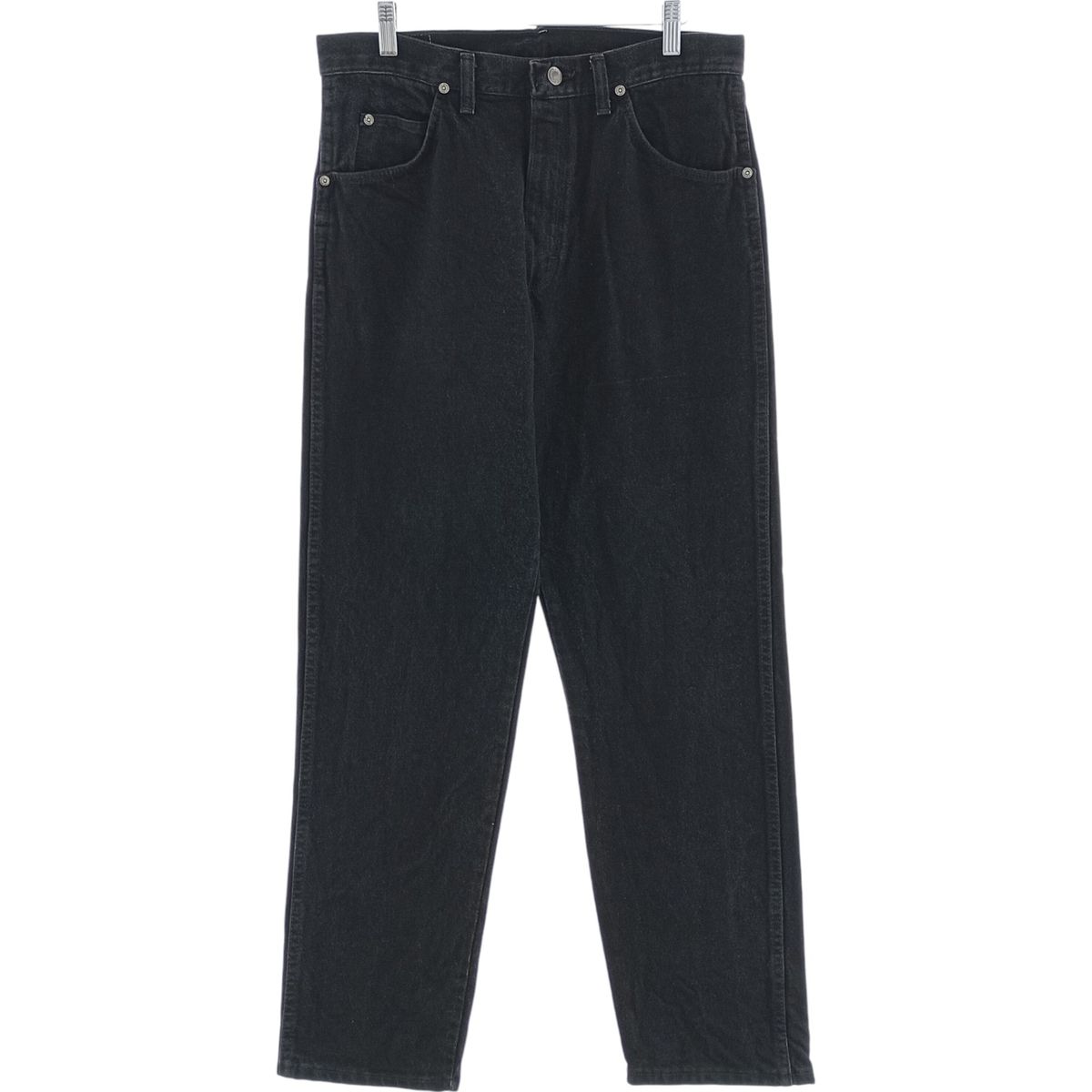 古着 ラングラー Wrangler ブラックデニム ストレートデニムパンツ メンズw32相当|eaa417445