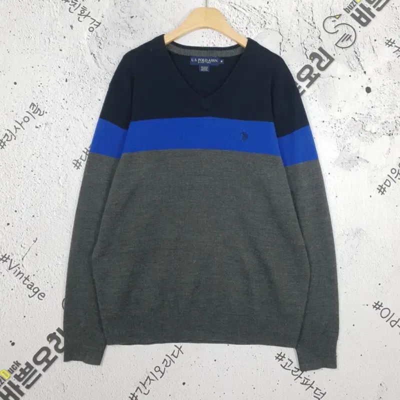 U S POLO ASSN ポロ V ネック ニット セーター 2400044