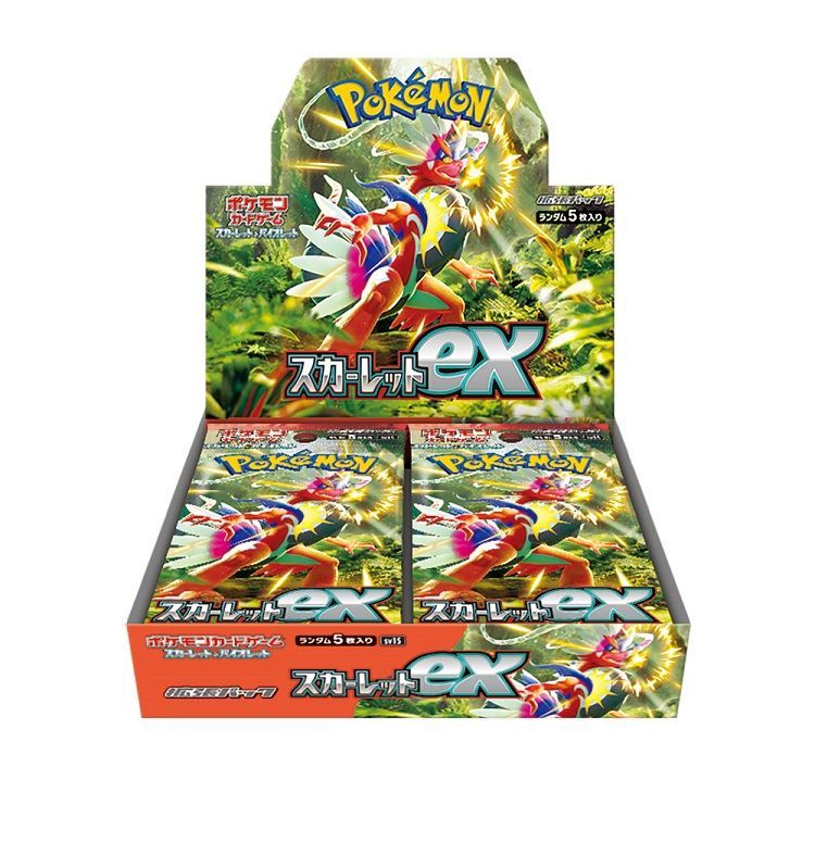 ポケモンカードゲーム スカーレット&バイオレット 拡張パック スカーレットex BOX販売 ポケカ シュリンク付き 未開封