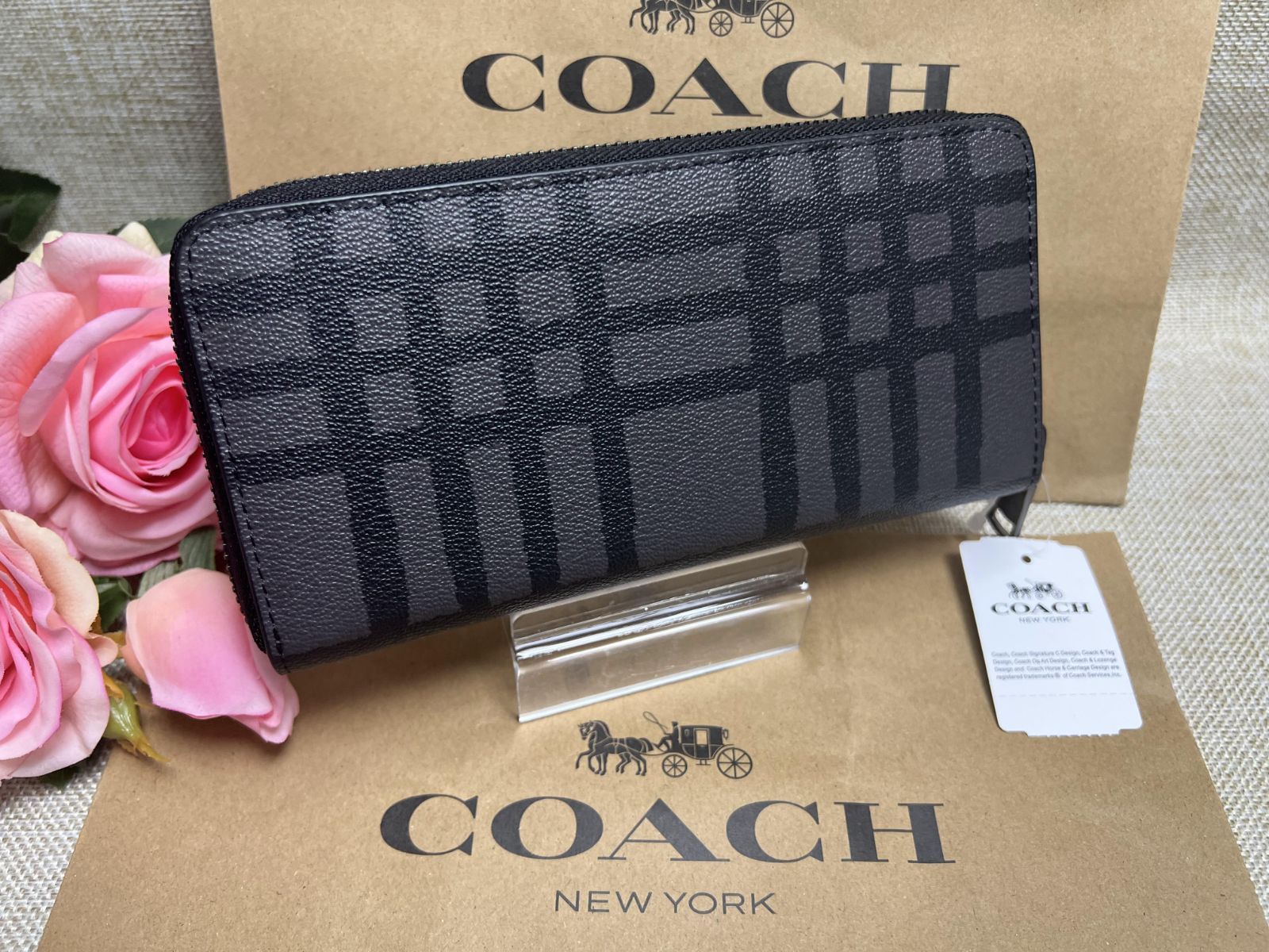 新品-未使用】コーチ COACH 長財布メンズ F22533-