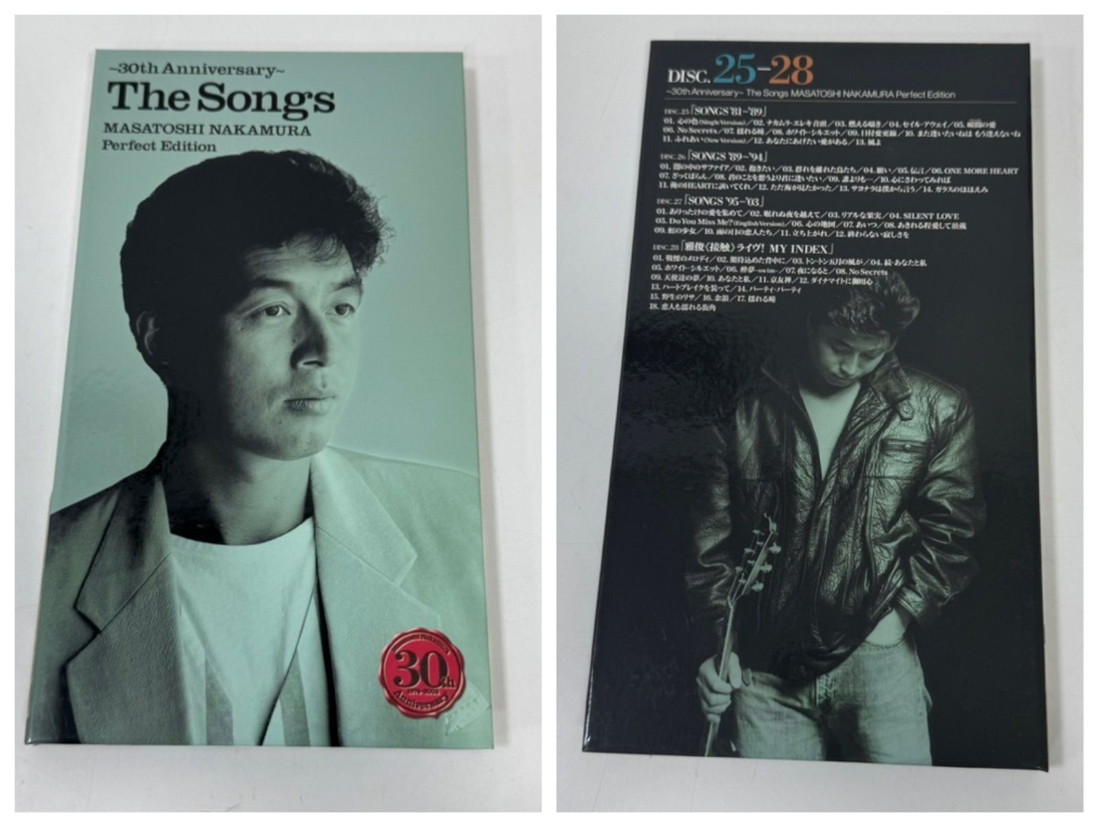 中村雅俊 CD DVD ～30th Anniversary～ The Songs MASATOSHI NAKAMURA