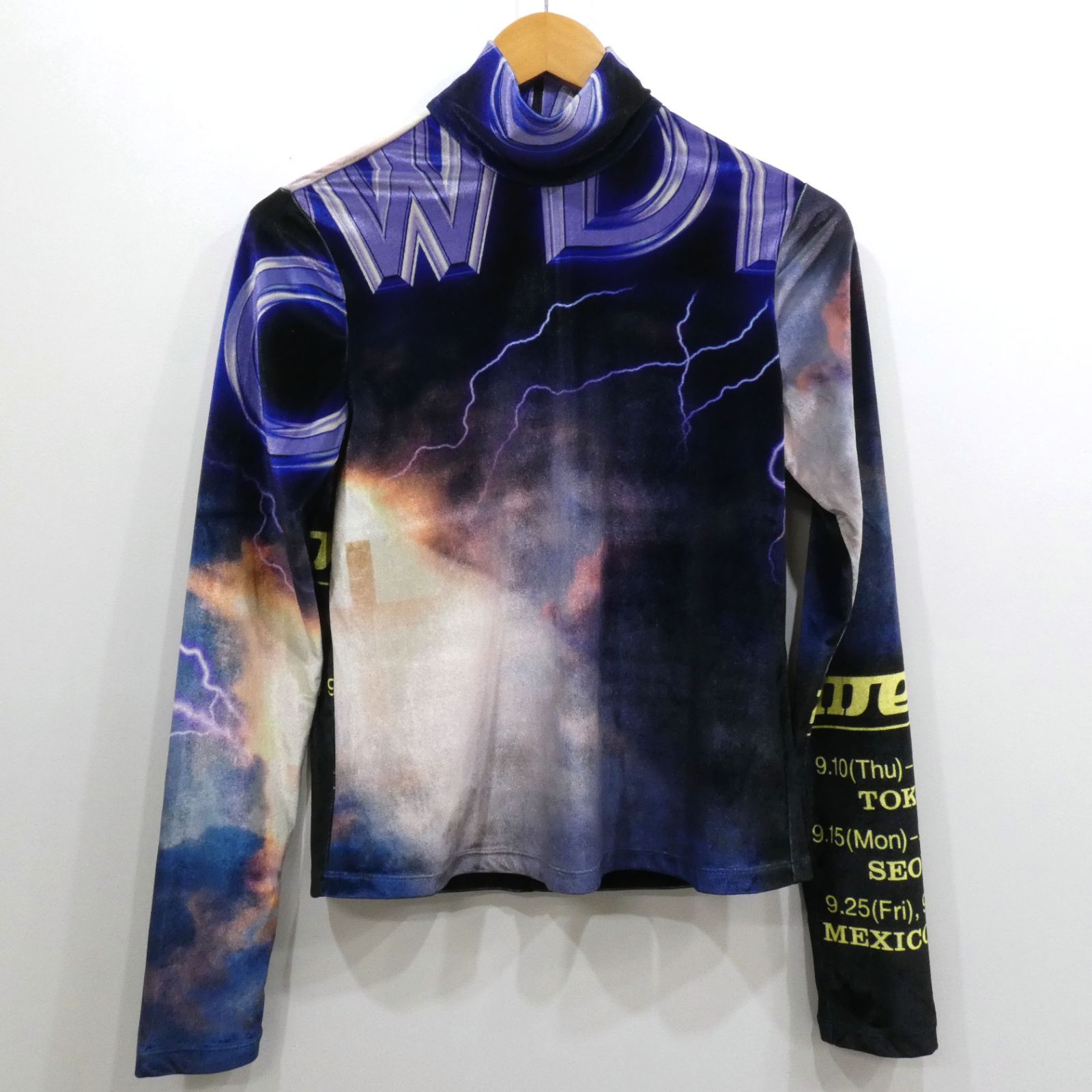 小牧店】YOHEI OHNO ヨウヘイオオノ トップス Graphic Velour High 