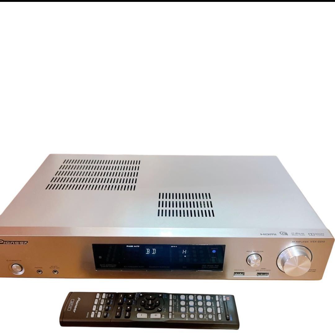 パイオニア AVアンプ 6.2ch MHL 4K ハイレゾ対応 VSX-S510