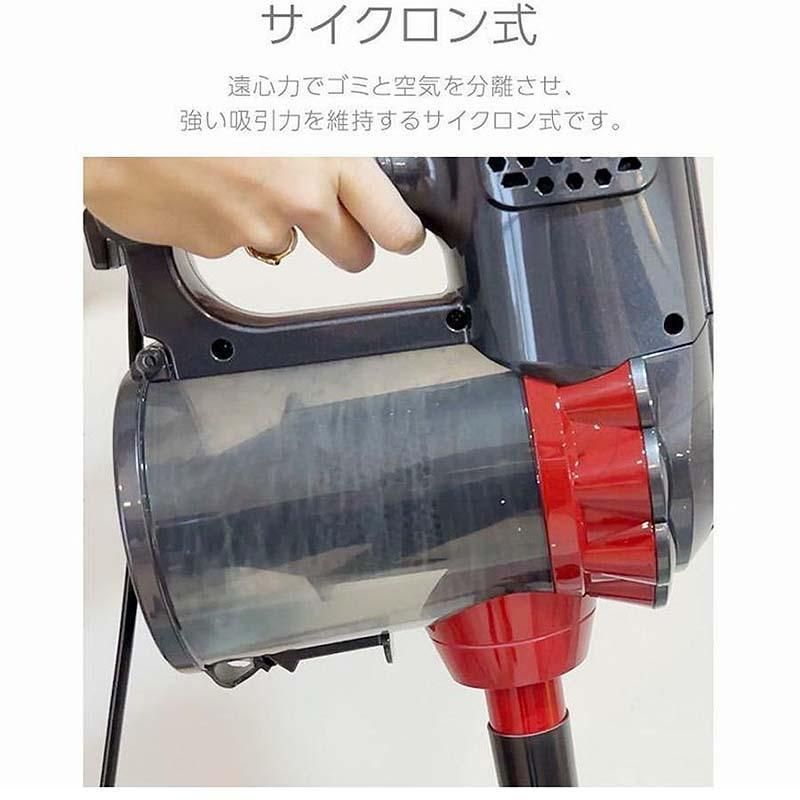 paハンディー家強力吸引省エネ静音大容量静電気スティックパワフルプ4 WAYクリーナー超軽量