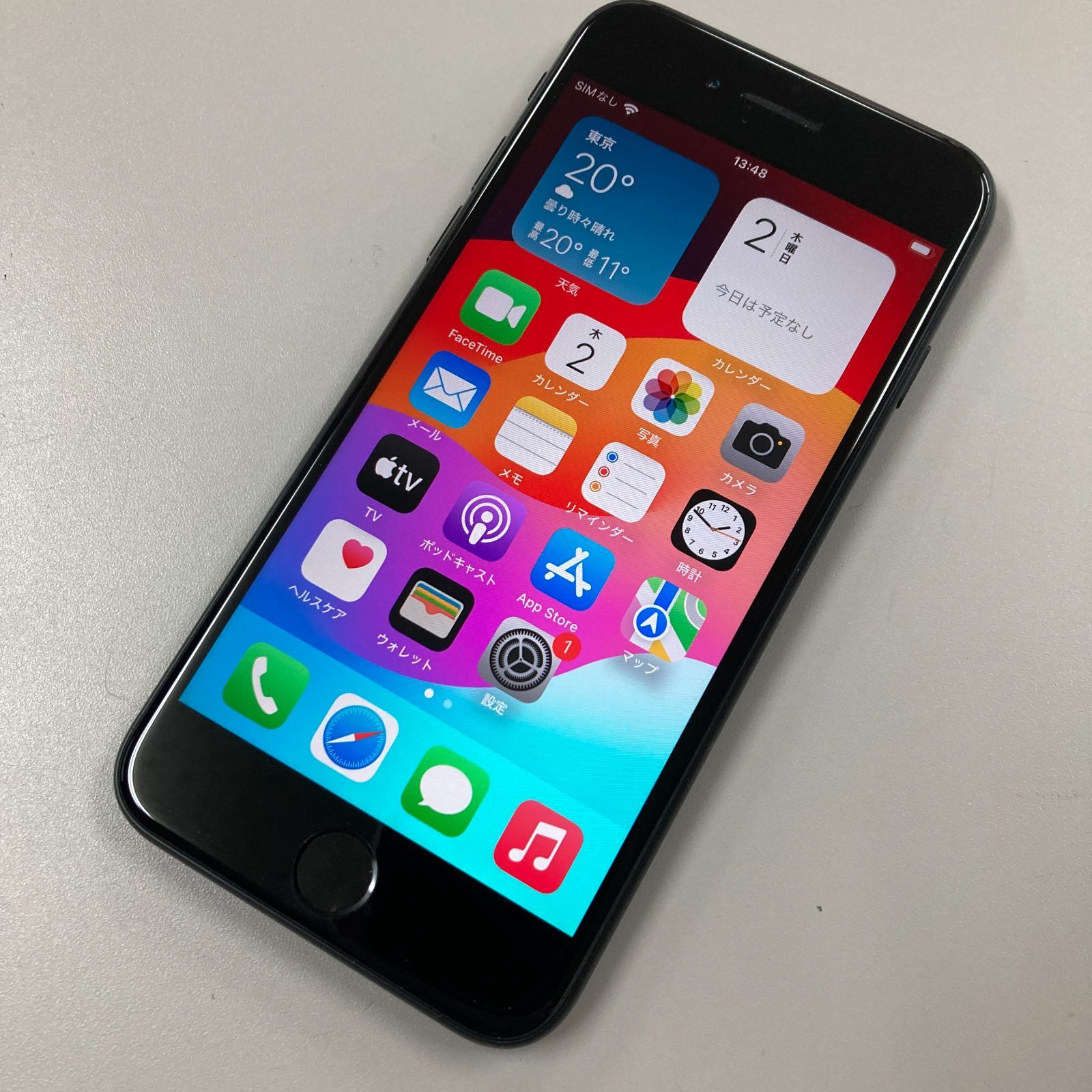 iPhone SE(第2世代) SE2 64GB ブラック SIMロック解除済み No.26 - メルカリ