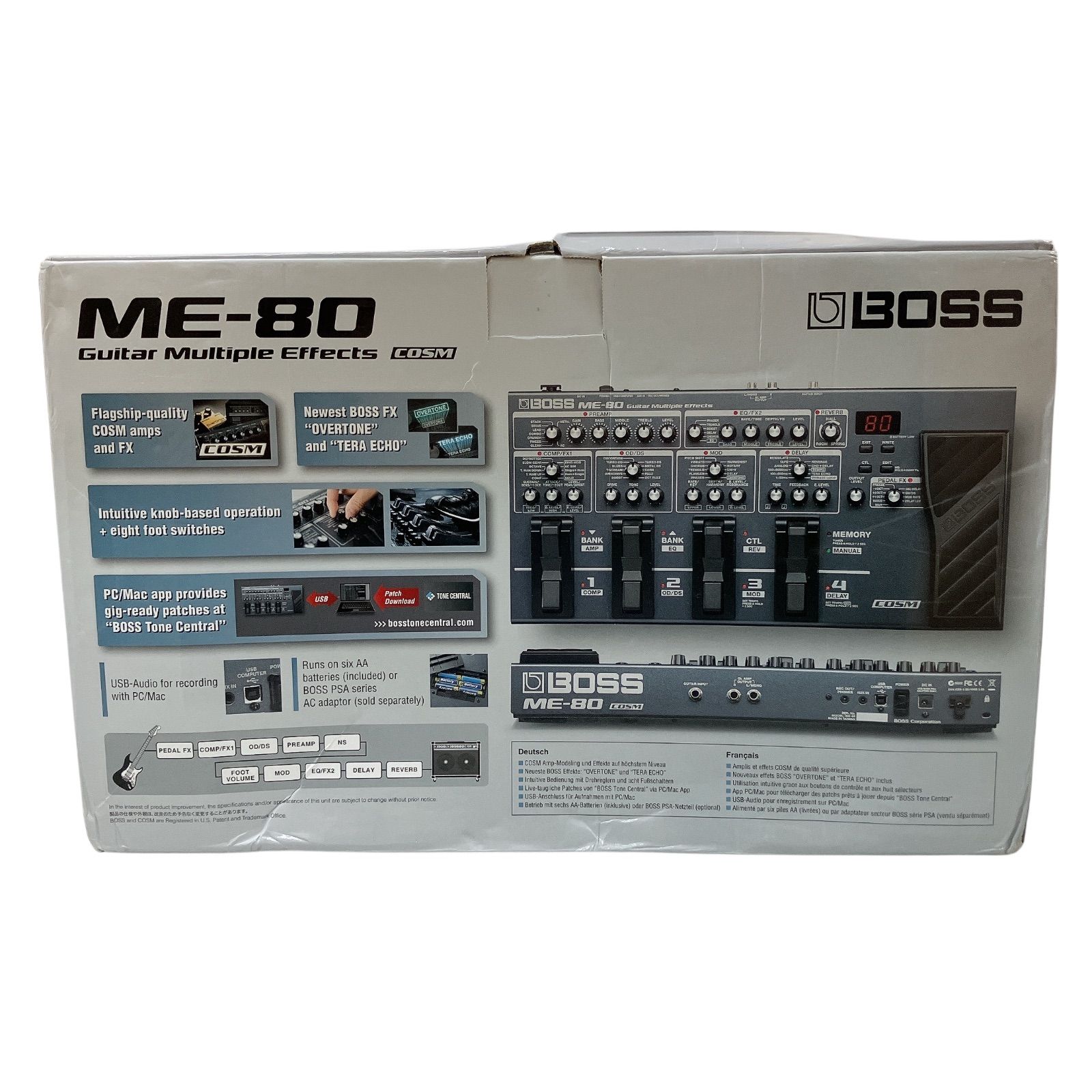 BOSS ME-80 ギターエフェクター Amazon | BOSS Guitar Multiple Effects ME-80