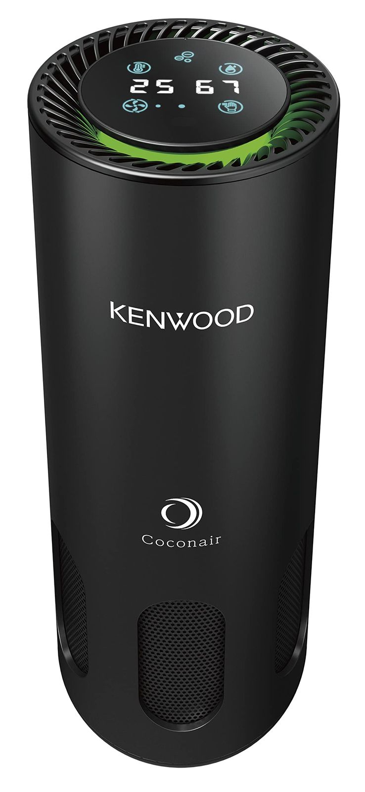 ケンウッド(KENWOOD) 光触媒 除菌消臭機 12V/24V車対応/ドリンクホルダー設置タイプ/USB-A対応/タッチレスセンサー CAX-PH100 ブラック [光触媒除菌消臭機 本体]