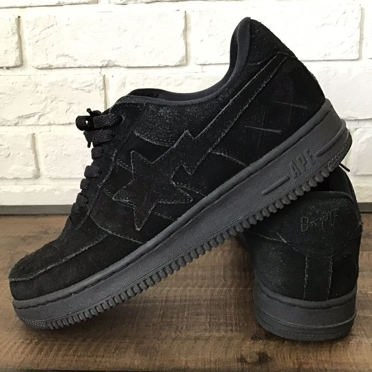 BAPE × KAWS スウェード BAPESTA 28.5cm US10.5 a bathing ape BAPE 