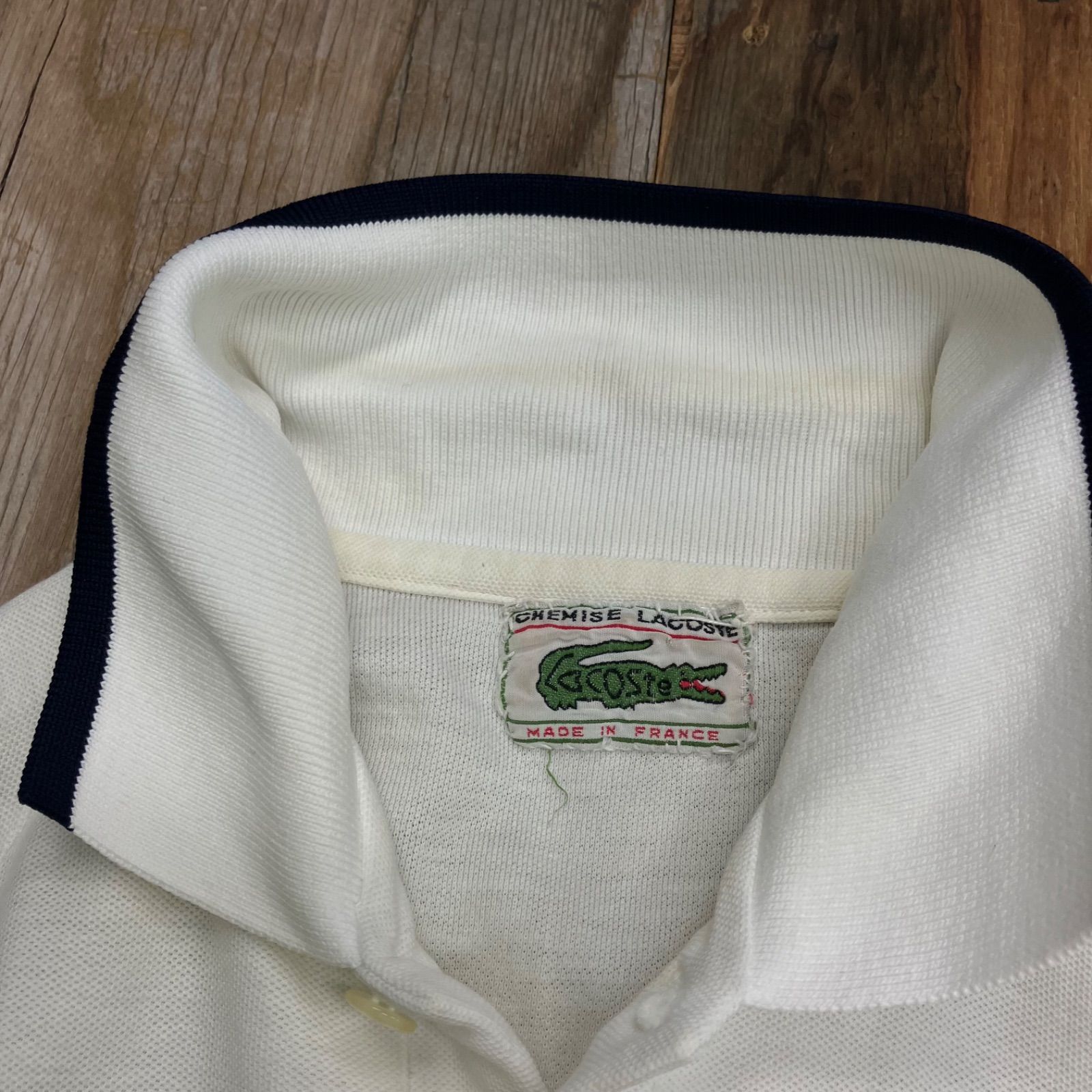 CHEMISE LACOSTE シュミーズラコステ フランス製 ユーロ ワンポイント 
