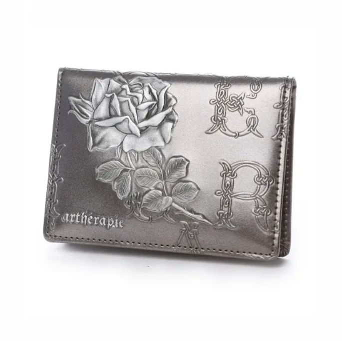 公式正規取扱い アルセラピィ artherapie 正規取扱店 パスケース2つ折り フィセルローズ SILVER×SILVER