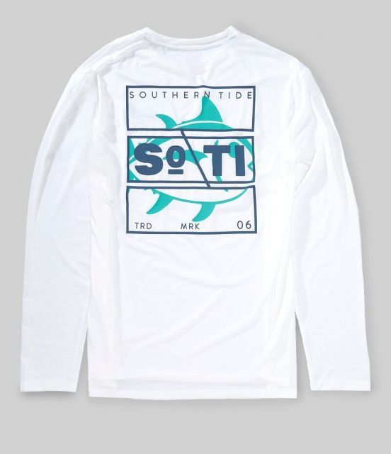 【送料無料】 サウザーンタイド メンズ シャツ トップス Trademark Performance Stretch Long Sleeve T-Shirt Classic White