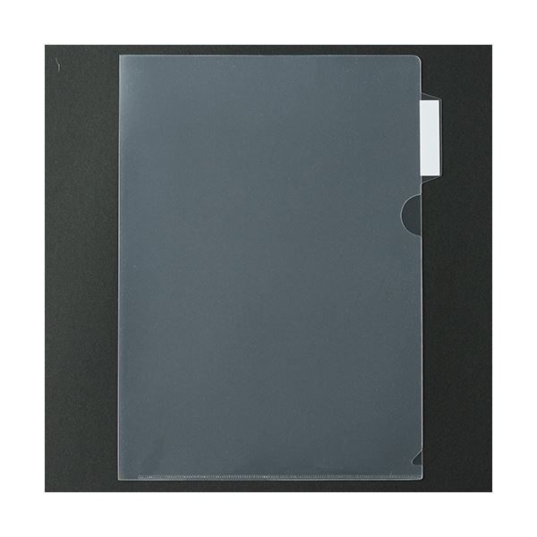 まとめ TANOSEEインデックス付 クリアホルダー A4 クリア 1セット 30枚 10枚×3パック