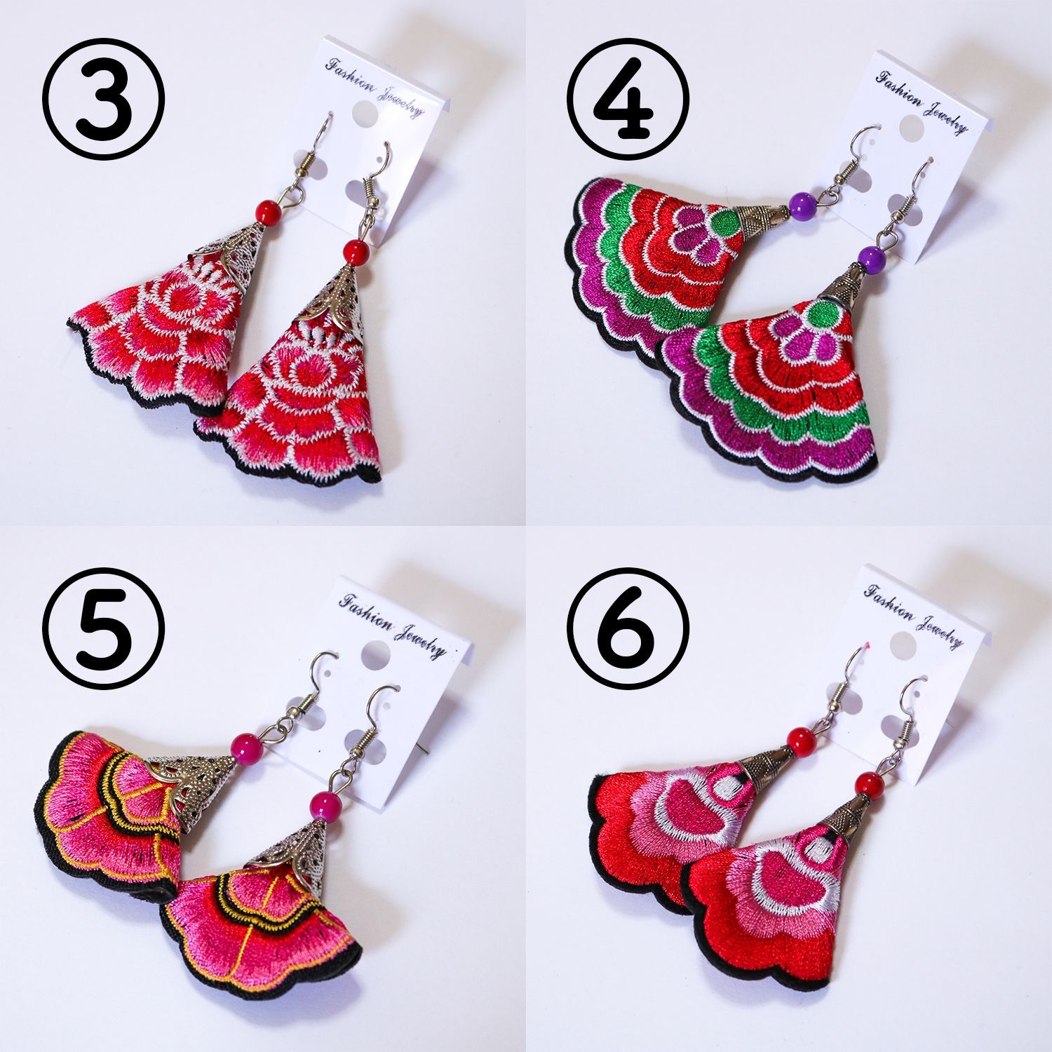 【お値引き】アジアン雑貨　エスニックインテリア　タイアカ族　　刺繍額　美品 エスニック刺繍 インド日傘 日用品雑貨 レディース ファッション